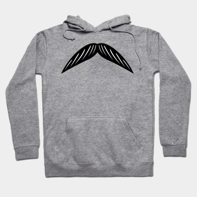 Moustache Hoodie by SWON Design